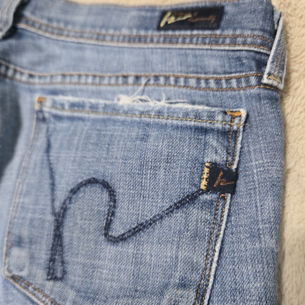 Citizens of Humanity Ingrid #200 Stretch Low Waist Flare Jeans Size 28 - Picture 8 of 16